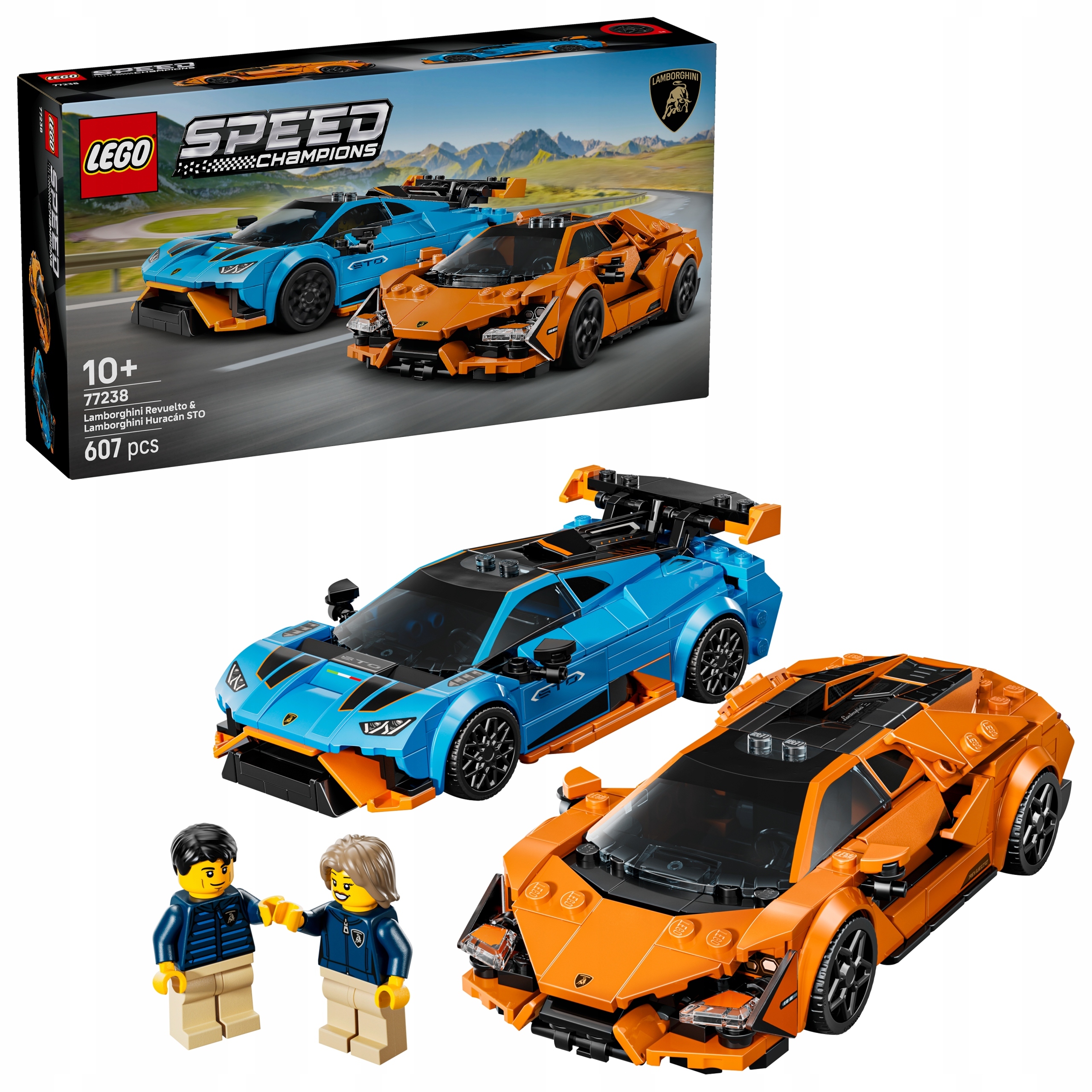 Lego 77238 Speed Champions Lamborghini Revuelto & Huracan Sto 10+ 607 Dílků