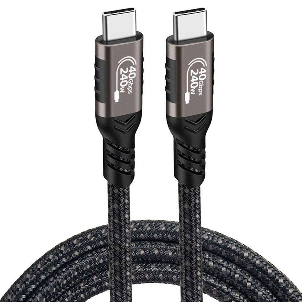 Kabel przewód Usb 4 Thunderbolt 4 240W 8K 60Hz 40Gbit/s 240W 1,5m
