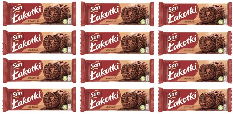 Levně 12 x 168 g San Kakaové sušenky Karton