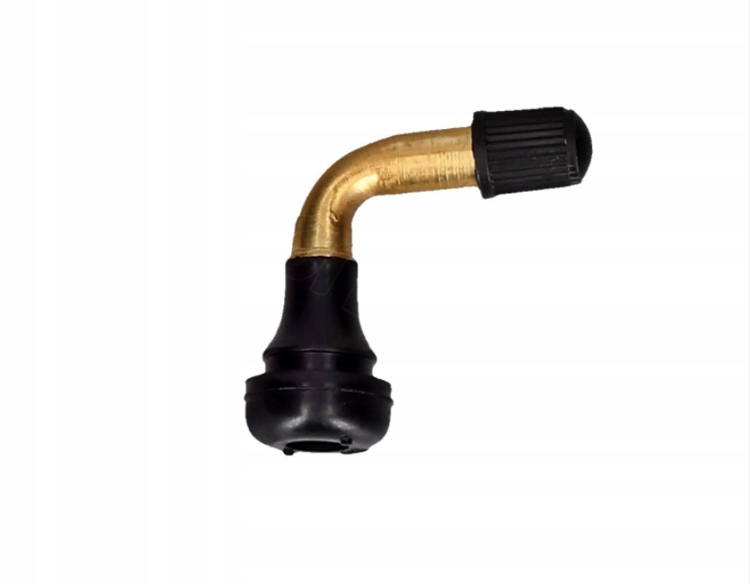 Zawór motocyklowy 90st przeciągany skuter hulajnoga 8.3mm kątowy bezdętkowy