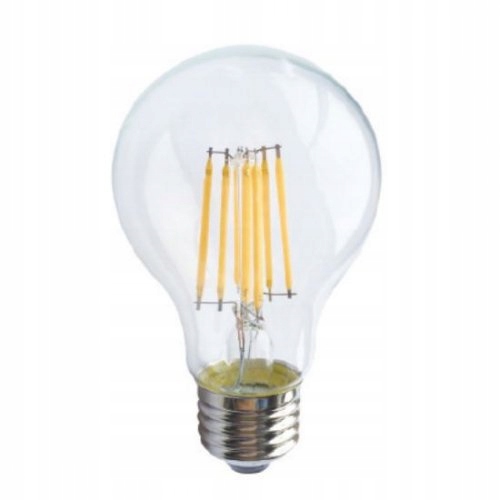 

Żarówka E27 Led filament 6W 600lm=50W Ozdobna A60