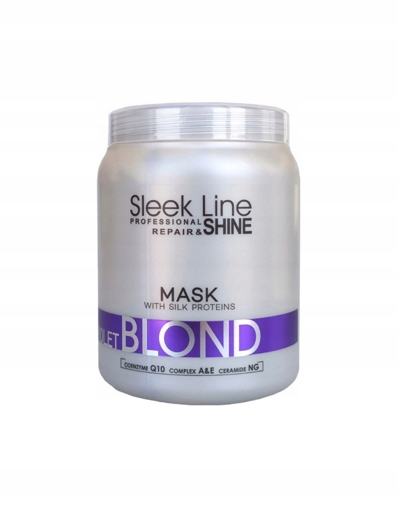 STAPIZ SLEEK LINE VIOLET BLOND MASKA NEUTRALIZUJĄCA DO WŁOSÓW BLOND 1000ML