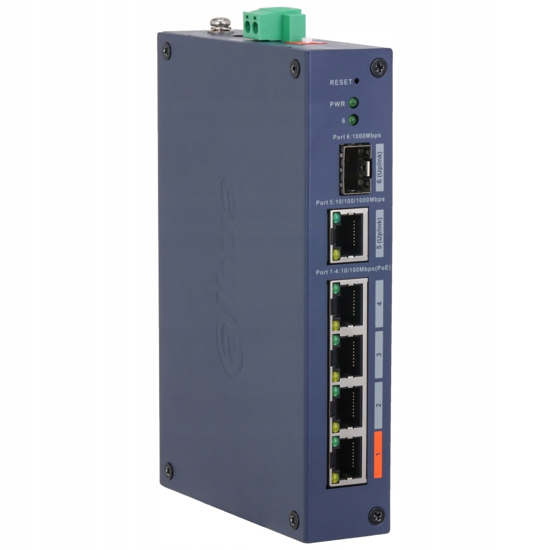 Switch Poe CHS4106-4ET-60 6-PORTOVÝ, 4 PoE Sfp Dahua