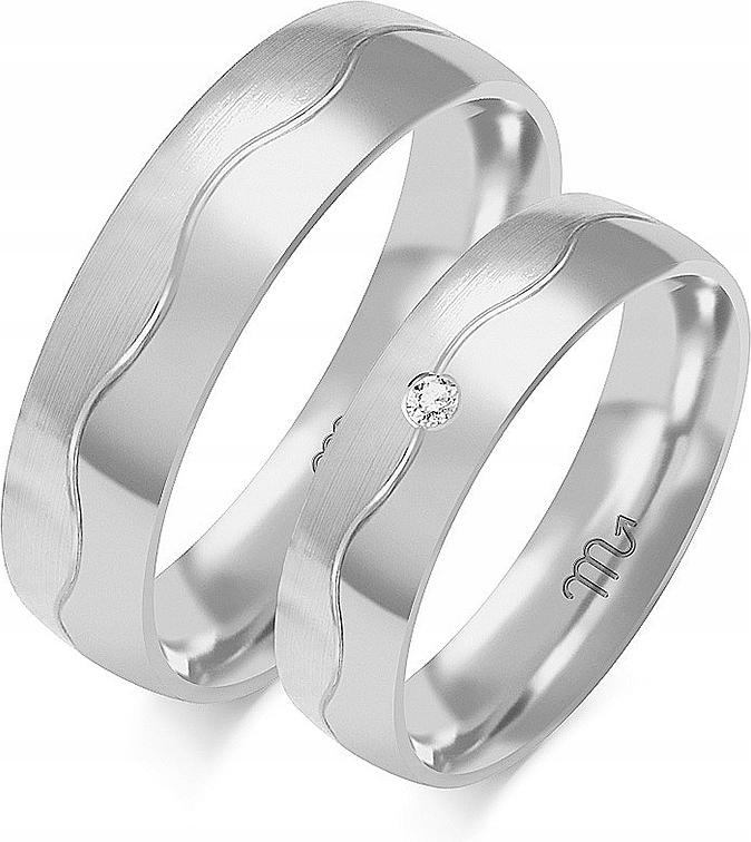 Zlaté snubní prsteny na svatbu diamant 585, 14 15 16, jedinečná kolekce svatba