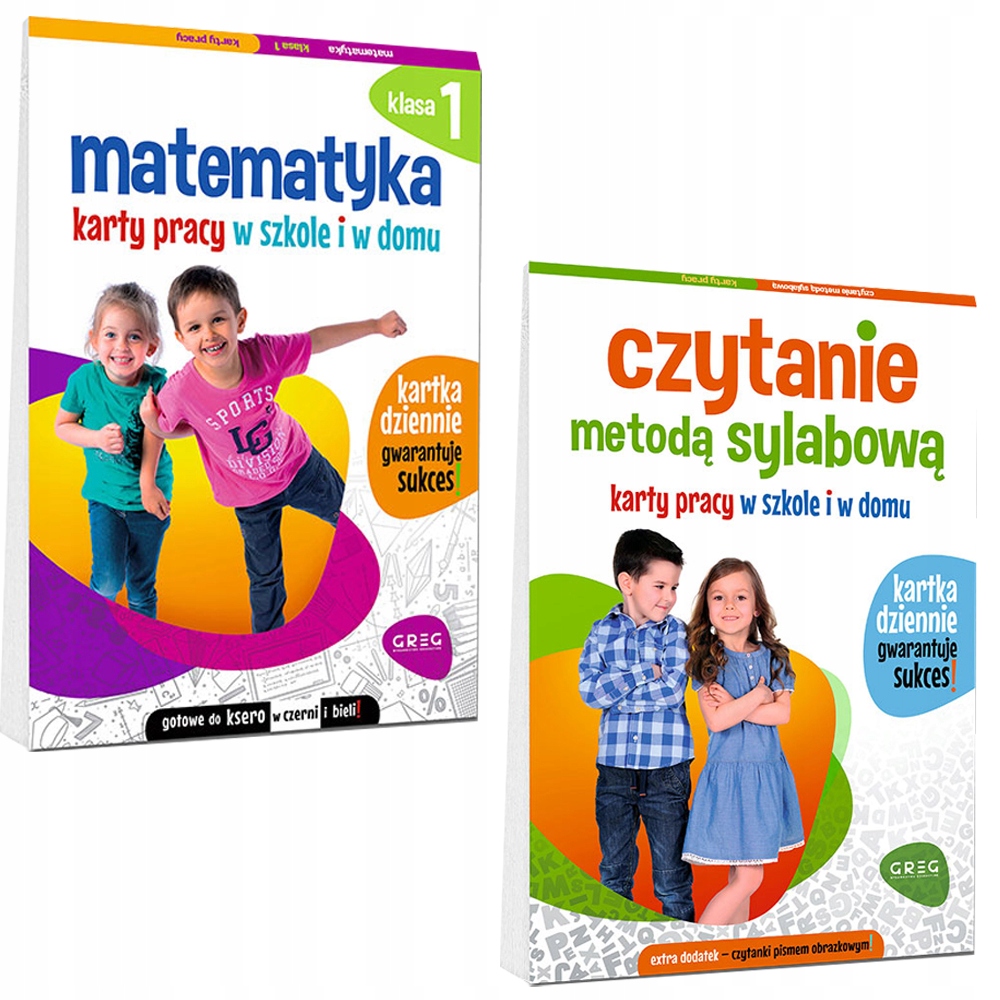 

Karty Pracy w szkole i w domu kl 1 Zestaw 2w1