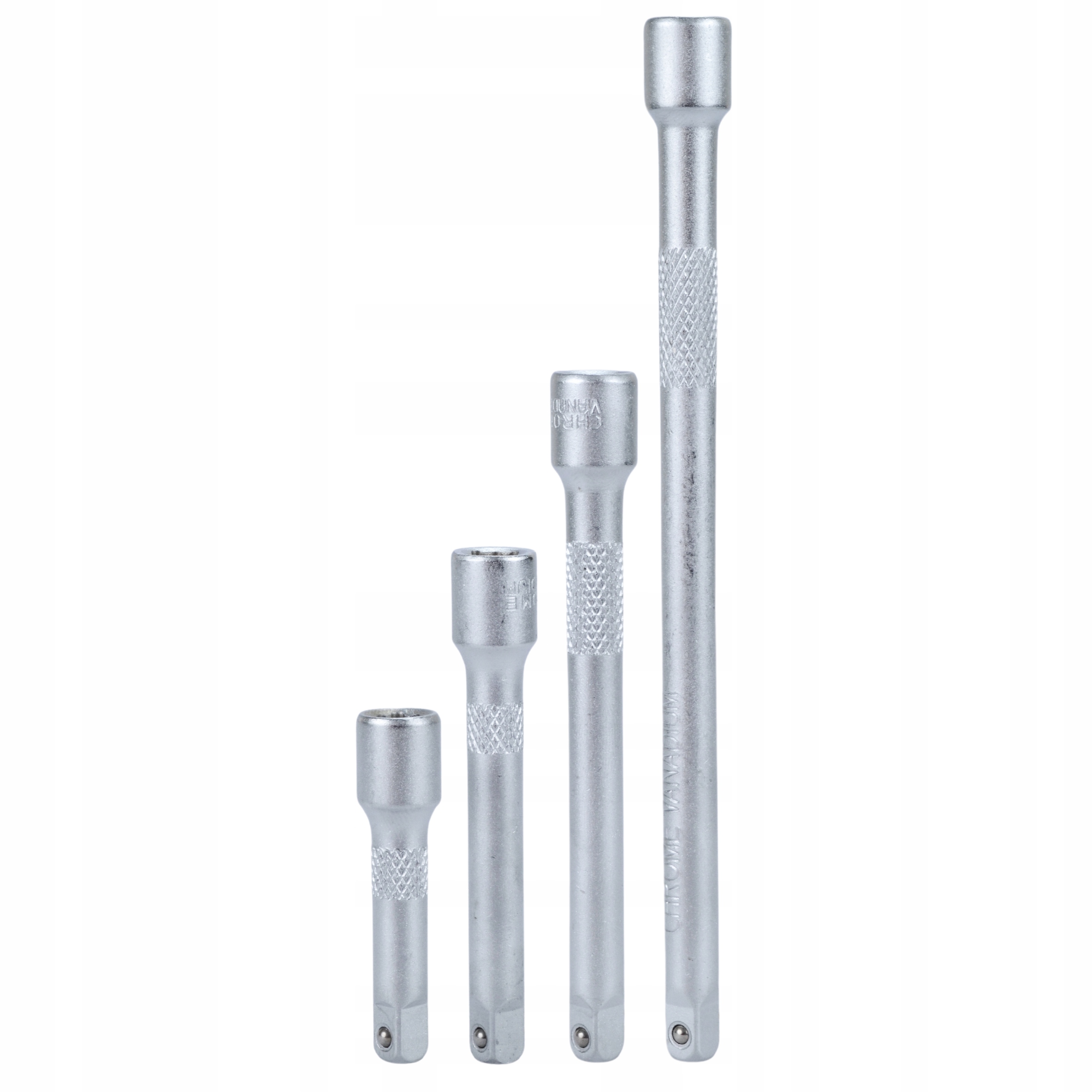 ZESTAW KOMPLET 4PC PRZEDŁUŻEK 1/4 50 75 100 150 mm CRV BLACK Marka Black