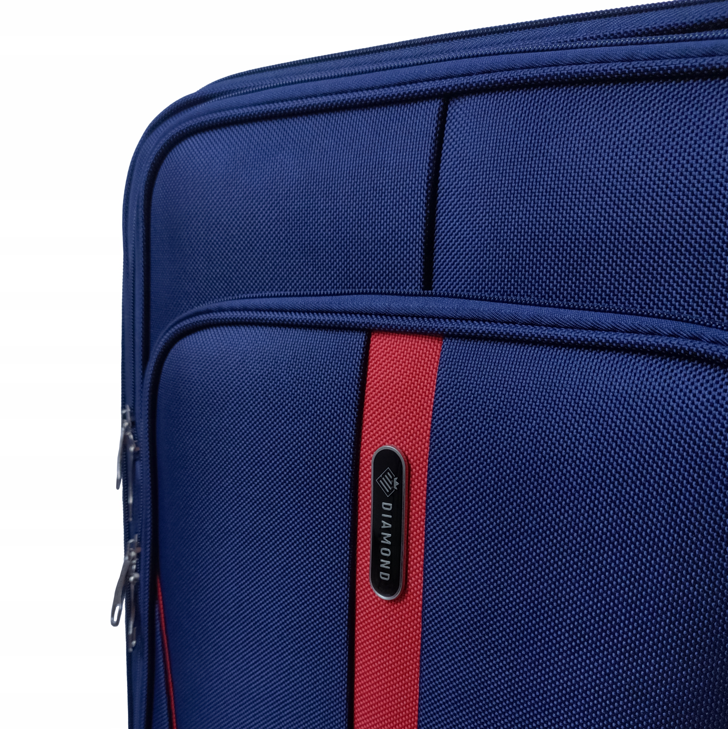 WALIZKA ŚREDNIA "M" DIAMOND CZARNA Miękka Ruby 24" (C330) Codura Model RUBY