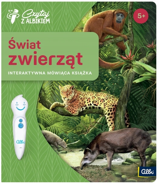 KSIĄŻKA INTERAKTYWNA ŚWIAT ZWIERZĄT ALBIK ISBN 9788394774646