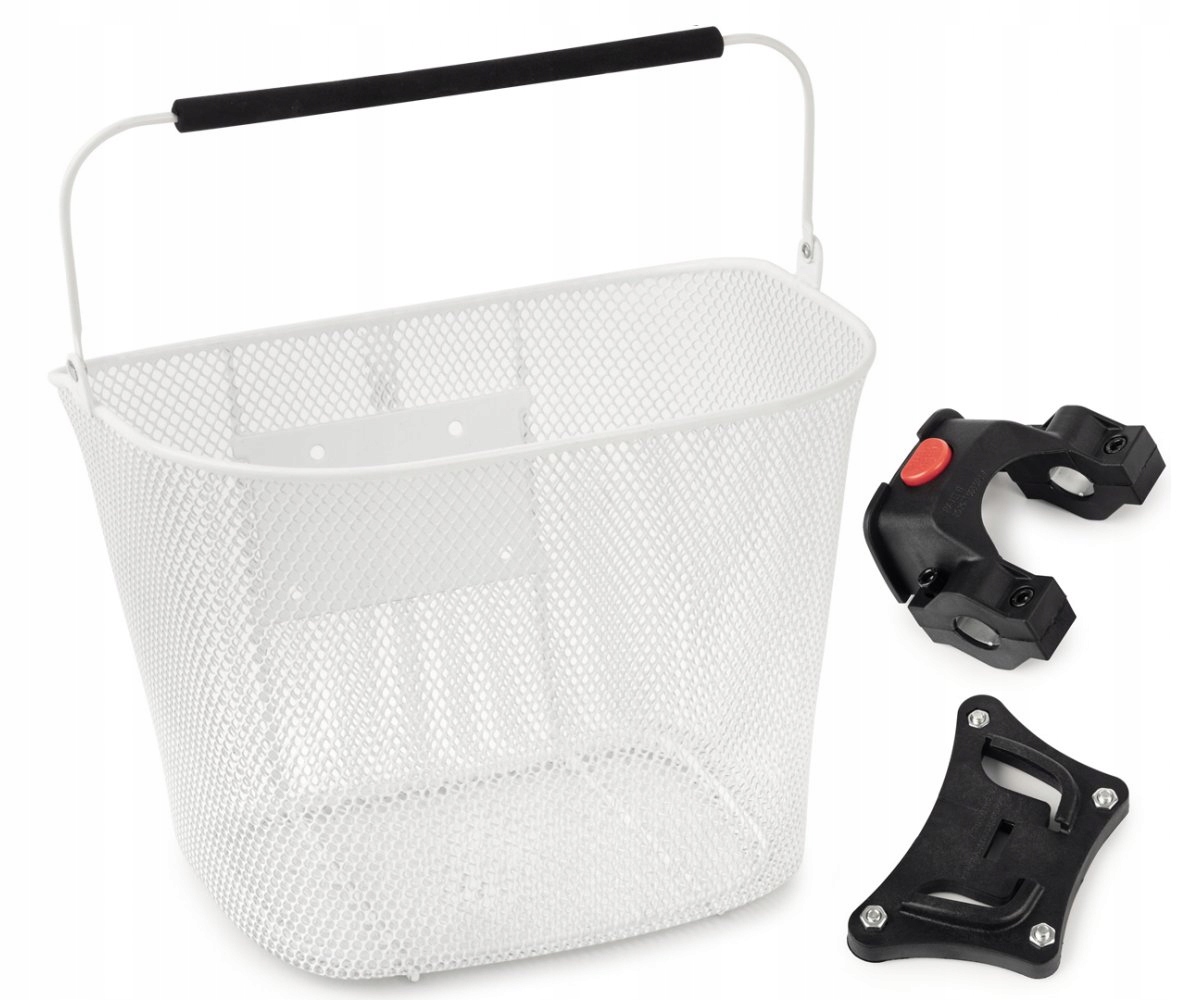 KOSZ ROWEROWY PRZEDNI DRUCIANY LE GRAND DAISY BK Biały Marka Kross