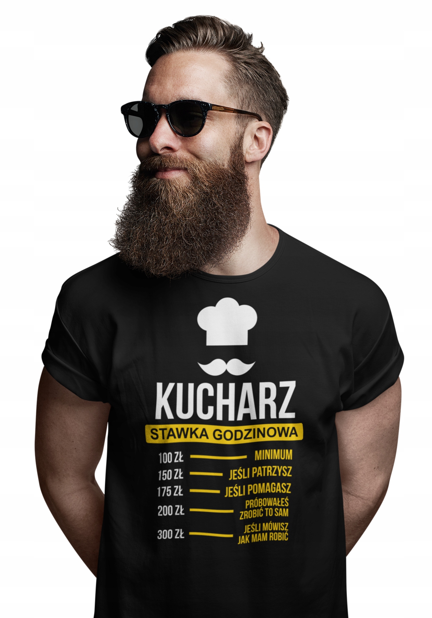 

Koszulka Dla Kucharza Stawka Godzinowa Prezent