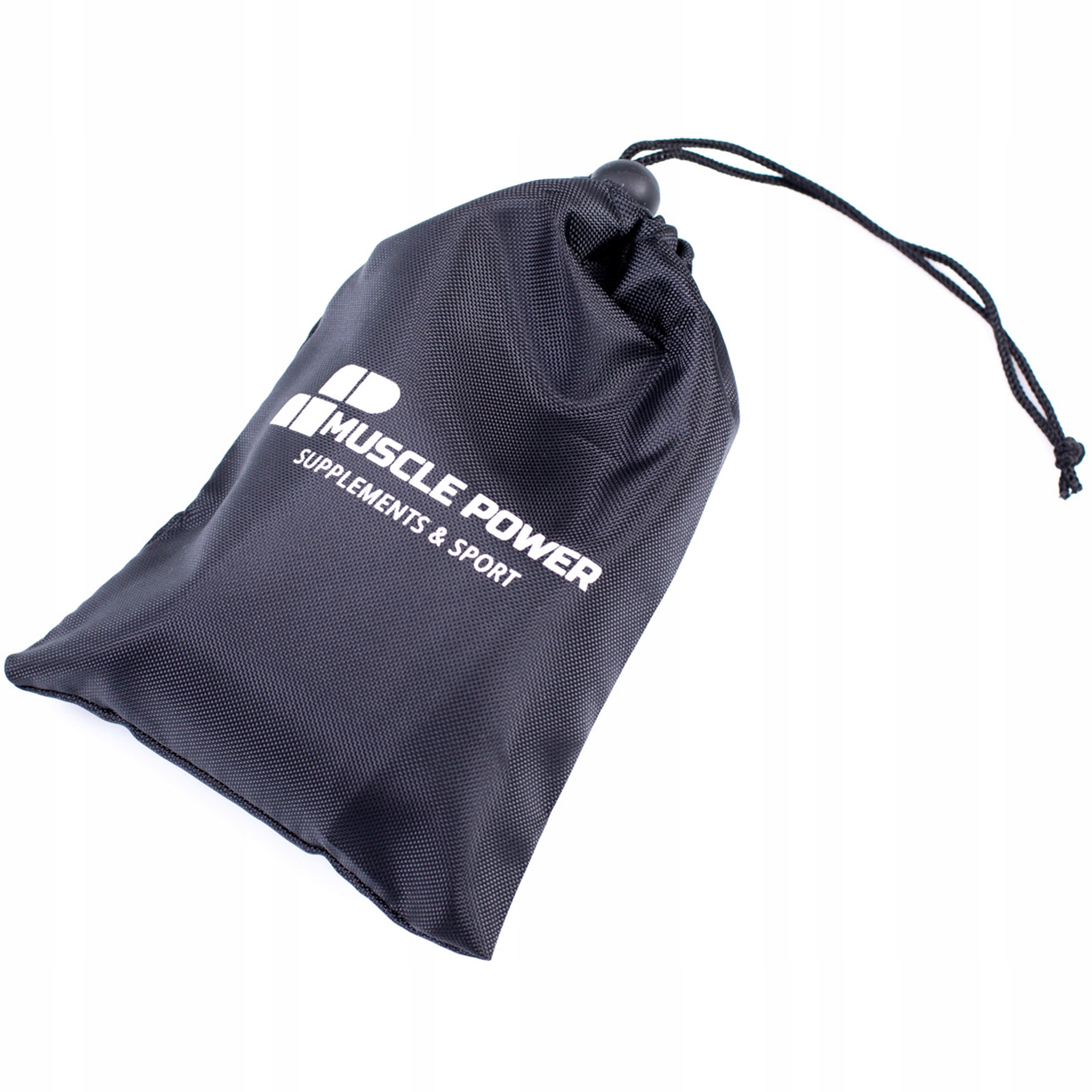 WOREK DO GUMY DO ĆWICZEŃ ROZCIĄGANIA CZARNY LOGO