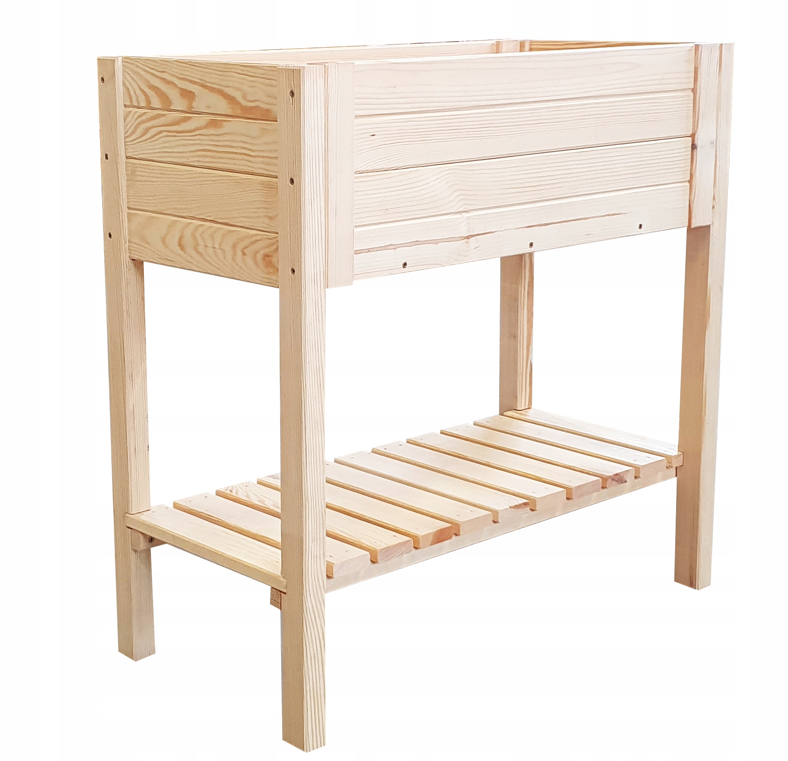 Stojan na kvety Drevený kvetináč Škatuľa 79x39x79 na kvety Zelenina