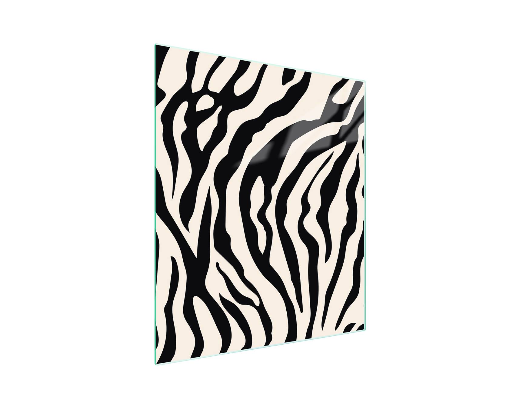 Skleněná Deska Na Krájení 45x52 Zebra Tvrzené Sklo 7v1