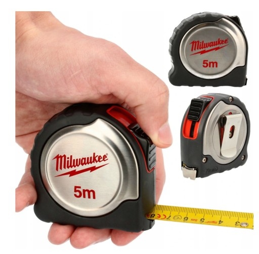 

Miara Zwijana Miarka Taśma Miernicza Milwaukee 5 m