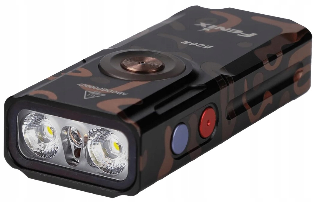 Fenix E06R graffiti Camo z diodą Uv i laserem Klips Magnes 700Lumenów Usb-c