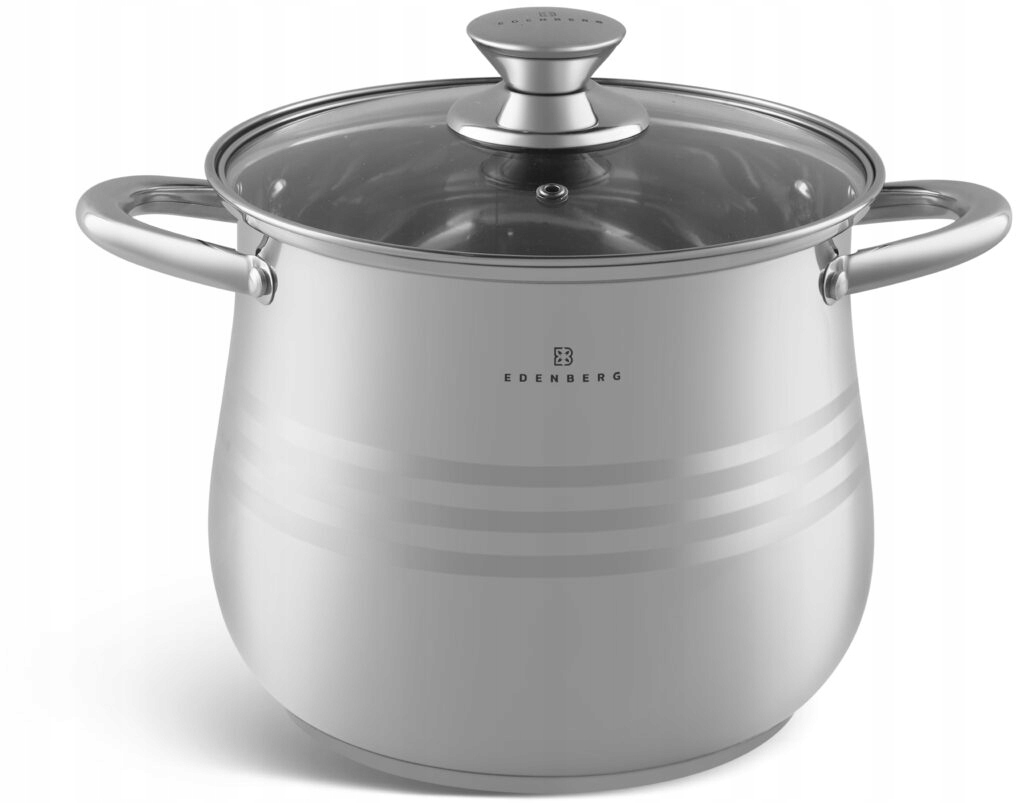 

Garnek Kociołek Stalowy Srebrny 5,5L/20CM EdenBerg