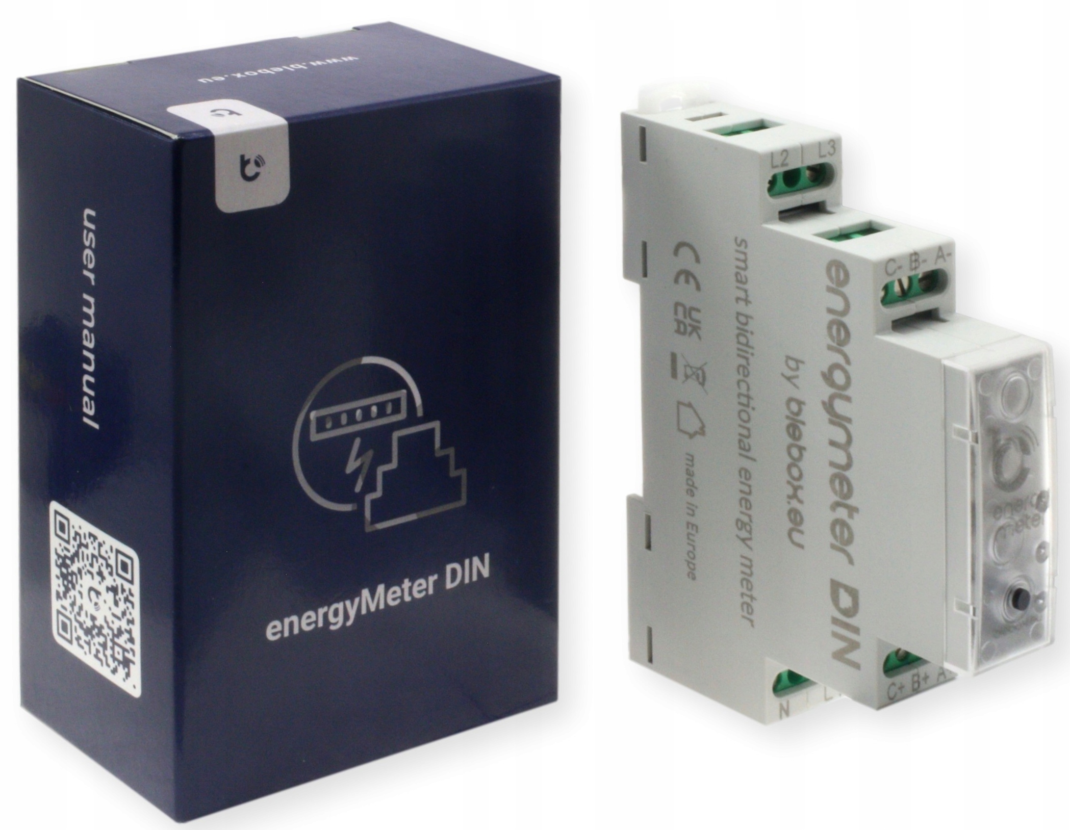 BleBox energyMeter Din Počítadlo energie WiFi 1F 3F 50A