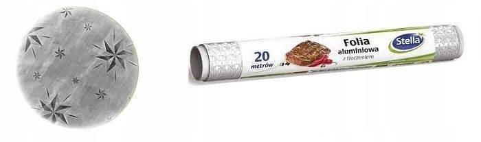 

Stella Folia Aluminiowa Z Tłczeniem 20 Mb