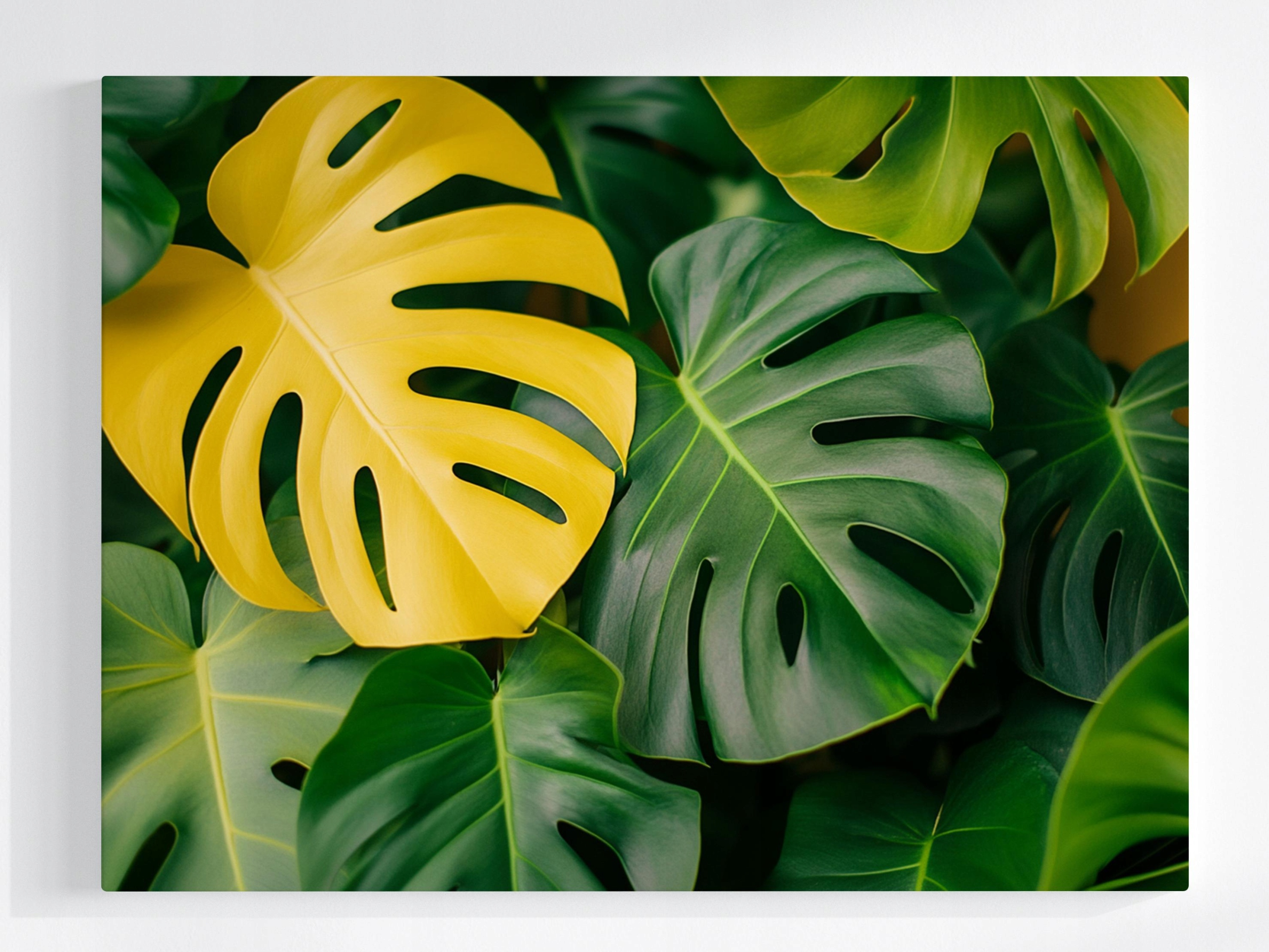 Obraz Na Plátně Plátno Příroda Rostliny Listy Monstera 100x75