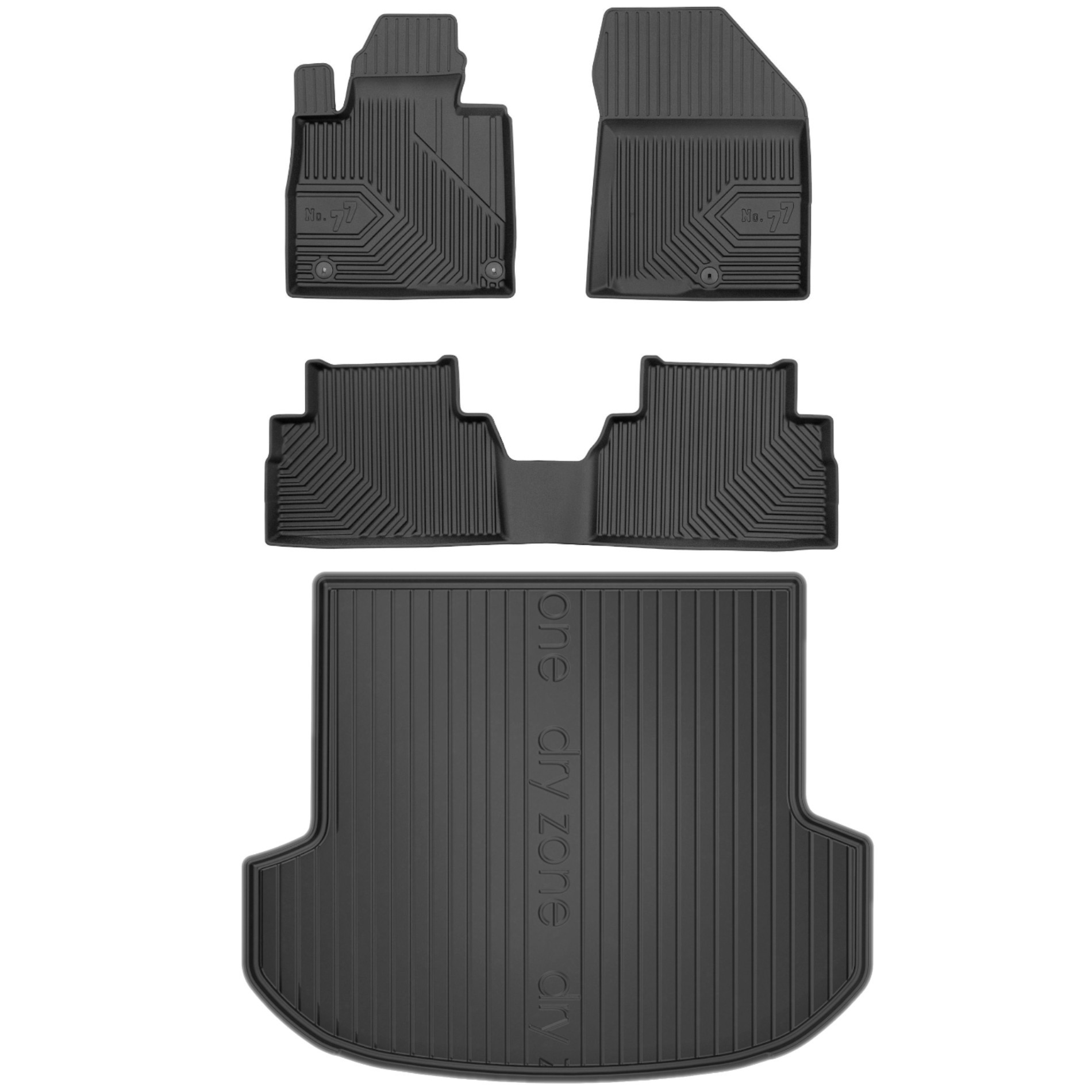 Koberčeky rohož Hyundai Santa Fe IV 18- organizér