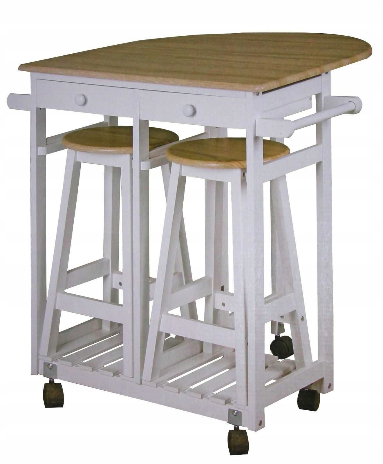 stół 2 taborety SKŁADANY mobilny Kuchnia Działka