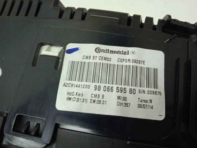 dials 9806659580 9805975780 Citroen DS4 and (2010- )