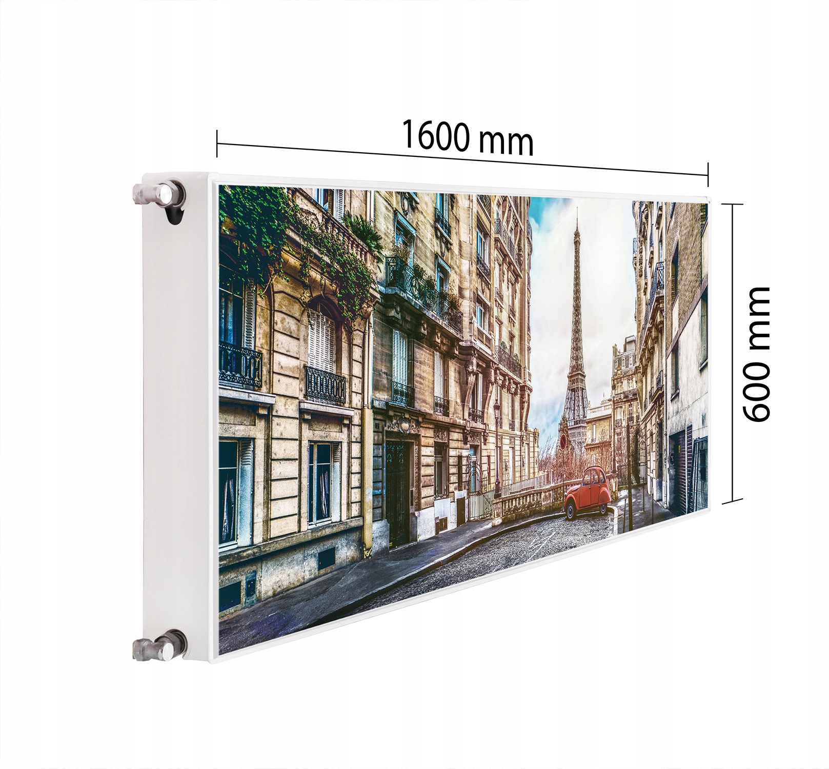 Magnetická Krytka Na Radiátor 160x60 Paříž Podložka Magnet