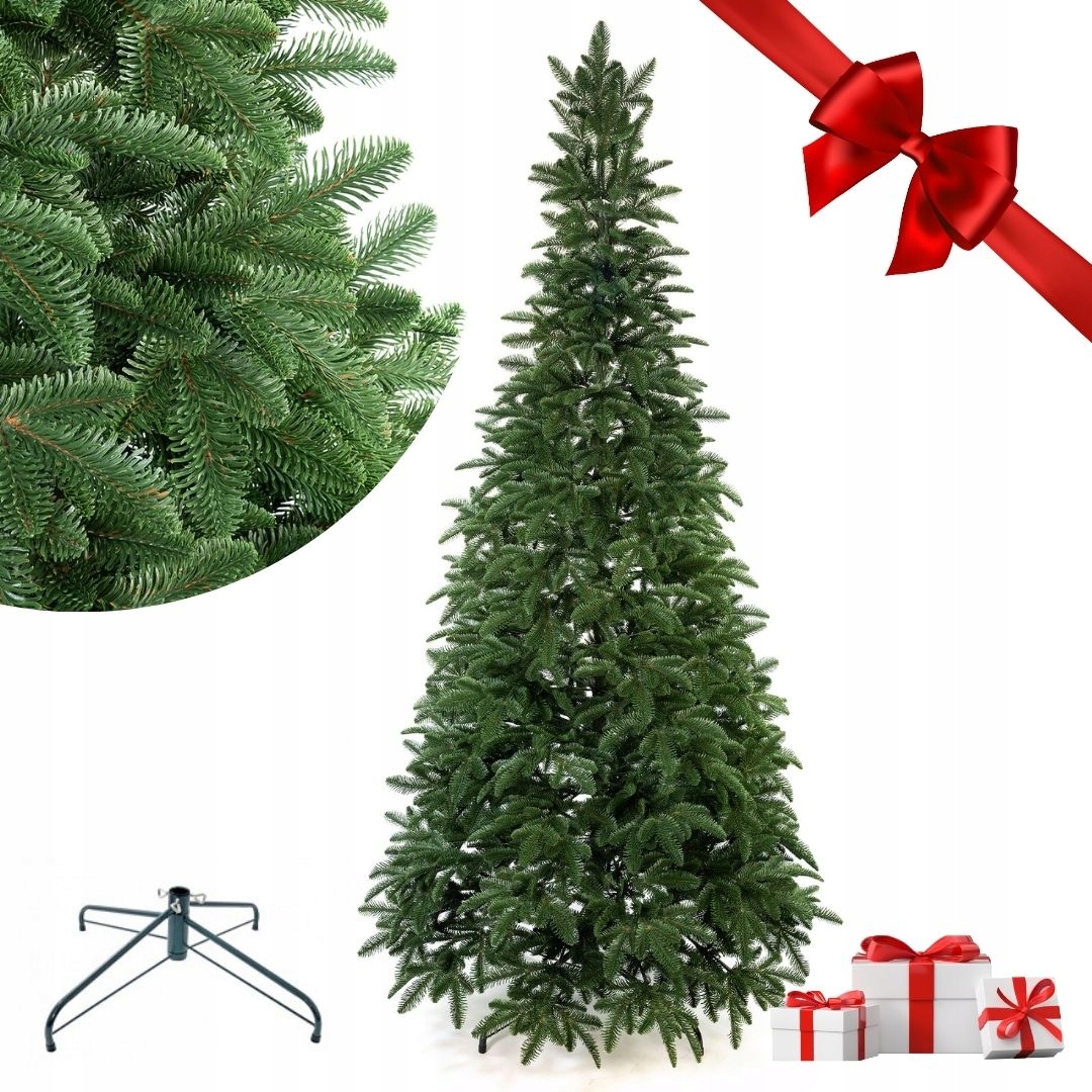 Exkluzívny umelý vianočný stromček 100 % Pe 2D Jedľa *RealTree* premium 220 cm