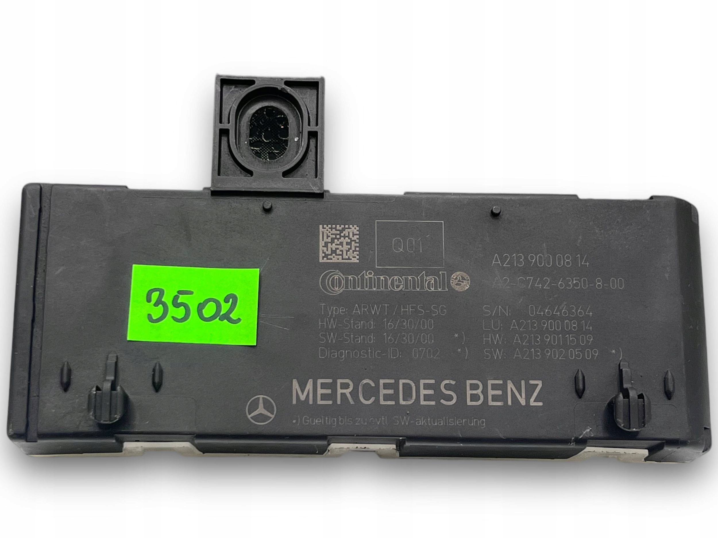 MERCEDES W213 module bonnet boot 2139000814 @M