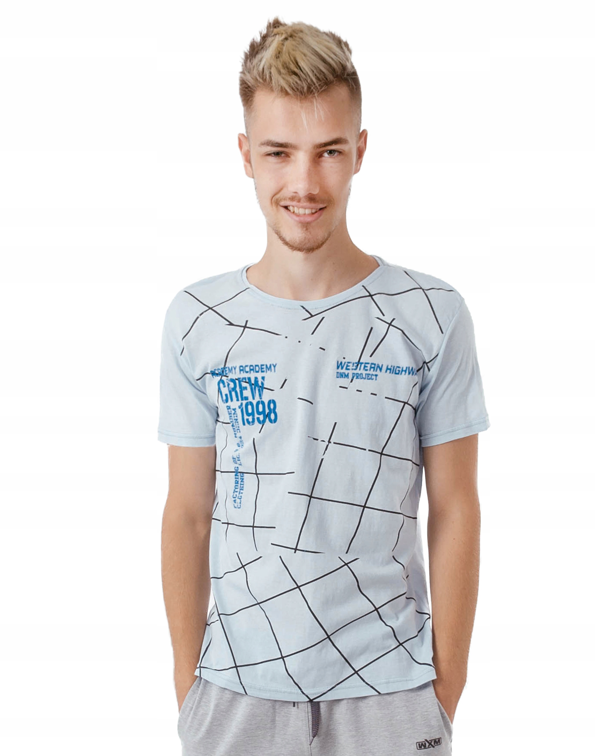 

Koszulka Podkoszulek Męski T-shirt Top KM09-04 r M