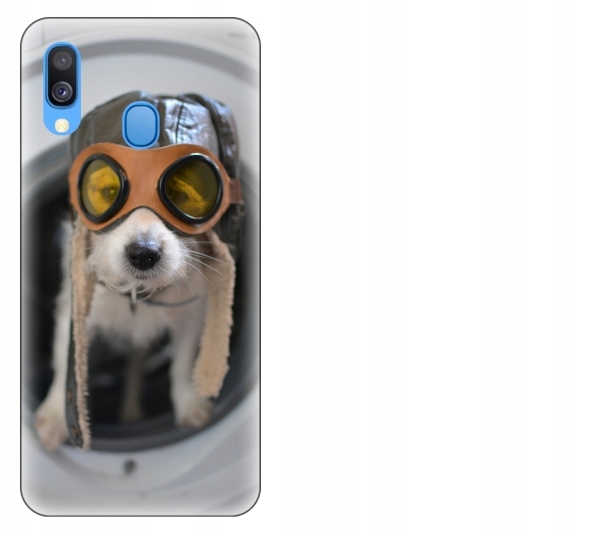 

Etui pokrowiec Samsung Galaxy A40 Jack Russell ter