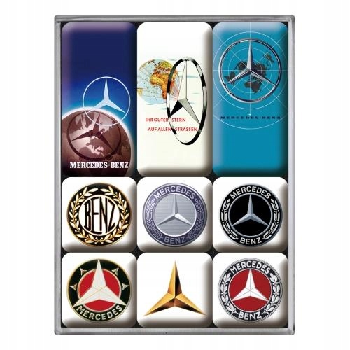 

Magnes Magnesy Na Lodówkę 9szt Mercedes