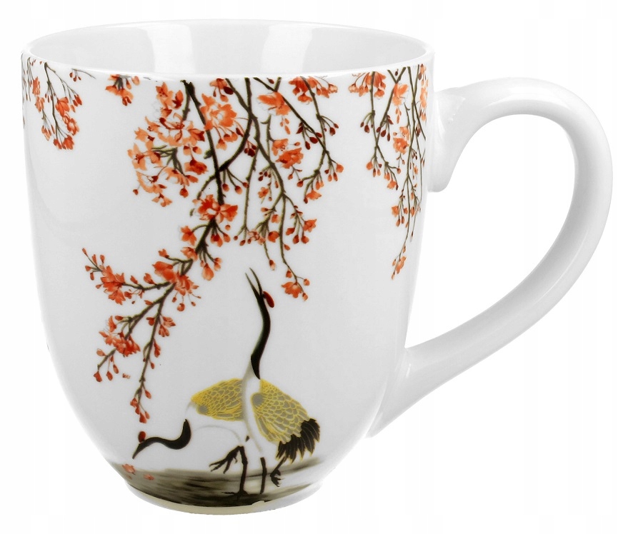 

Duży kubek XXL porcelanowy Żurawie 1litr