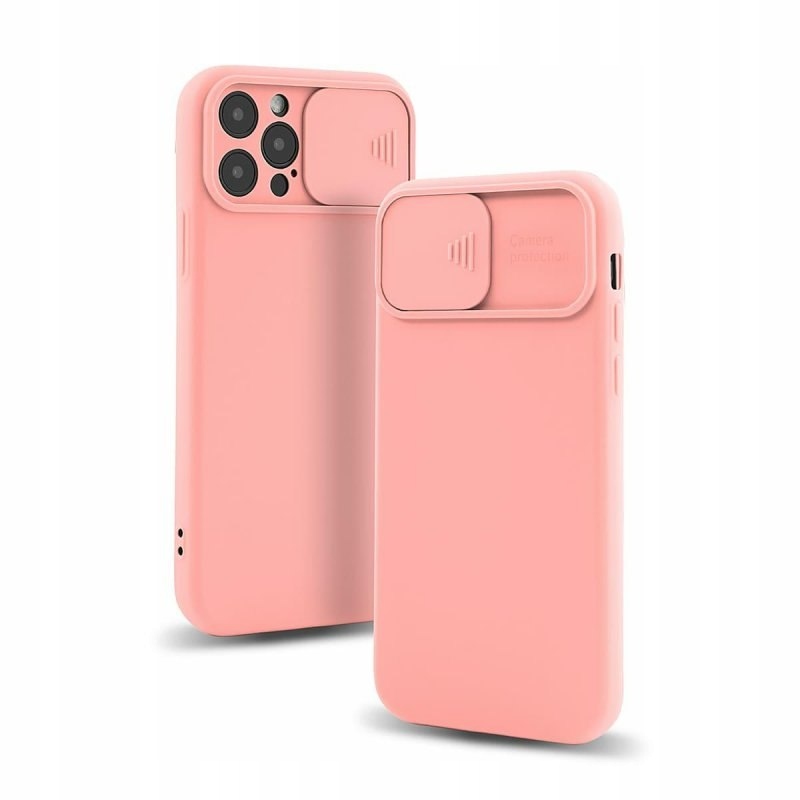 Etui Camera Protect do Apple iPhone 12 różowy