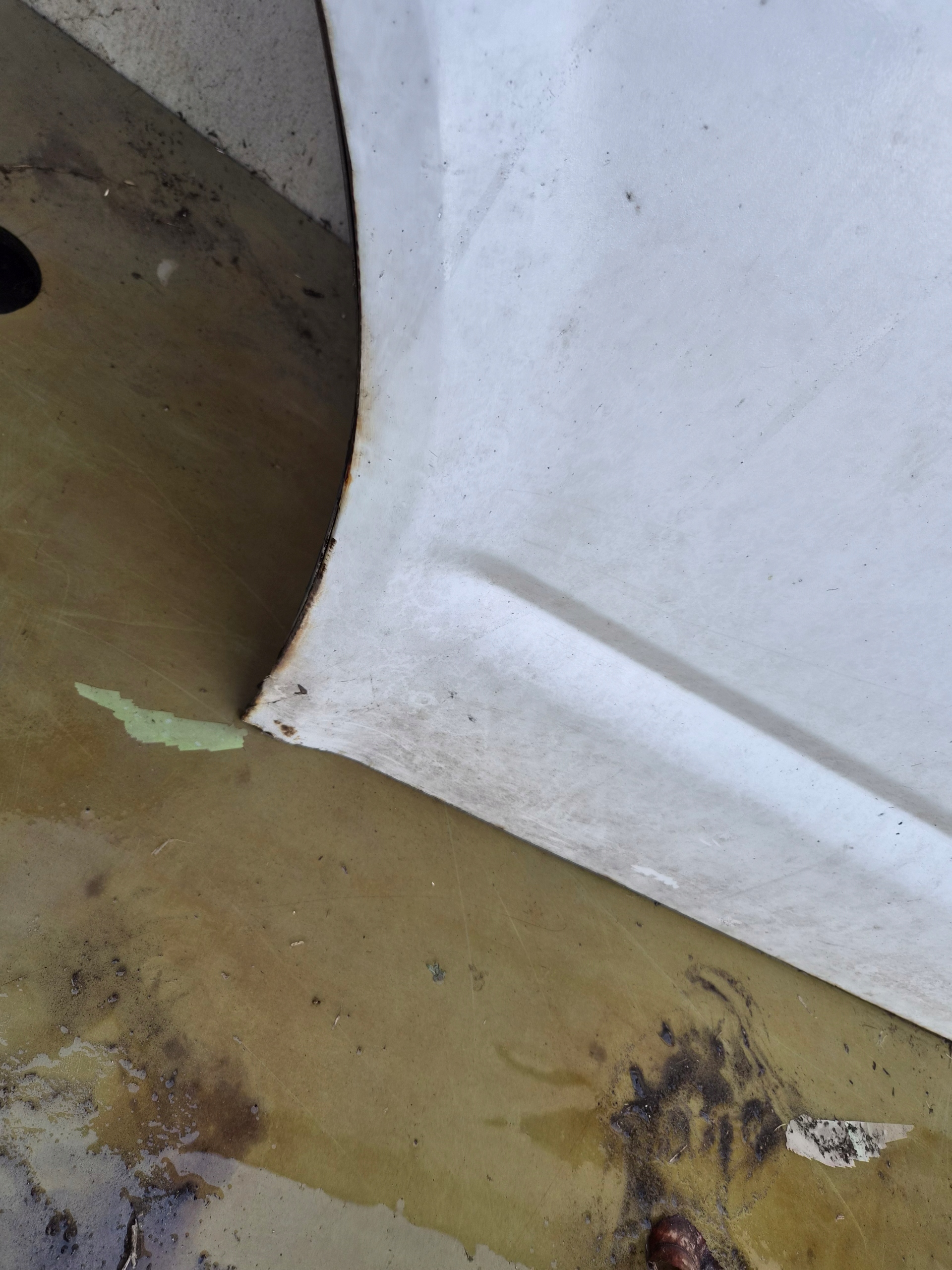 door front left VW T5 T5 LIFT front kierowca/ driver´s biale