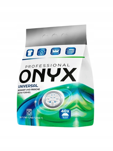 Levně 3X Onyx Professional Univerzální prášek na praní 2,4 kg (40 praní)
