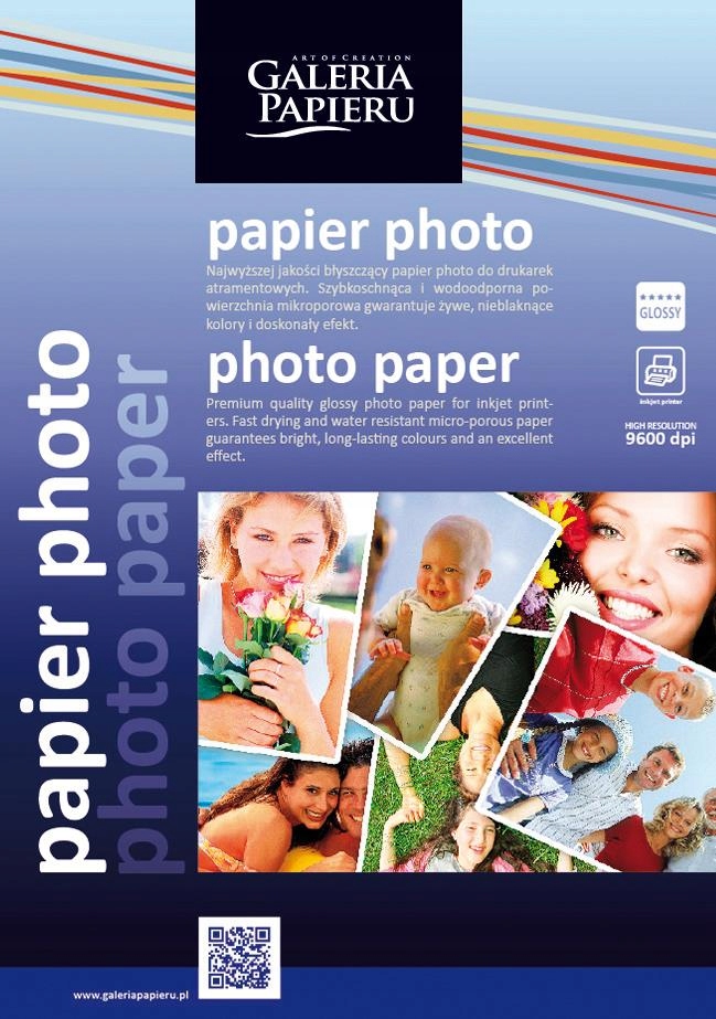 

Papier fotograficzny błyszczący A4 170 g/m2 20ark