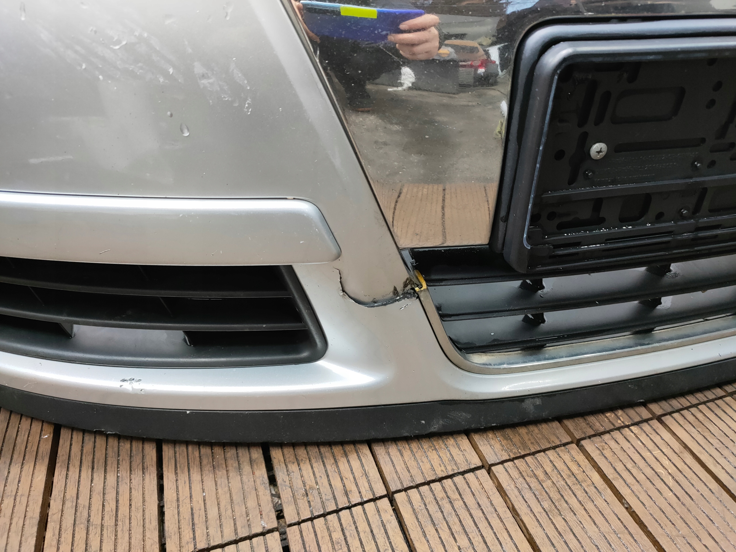 VW PASSAT B6 05-10 Frontstoßstange komplet vorne Farbe LA7W