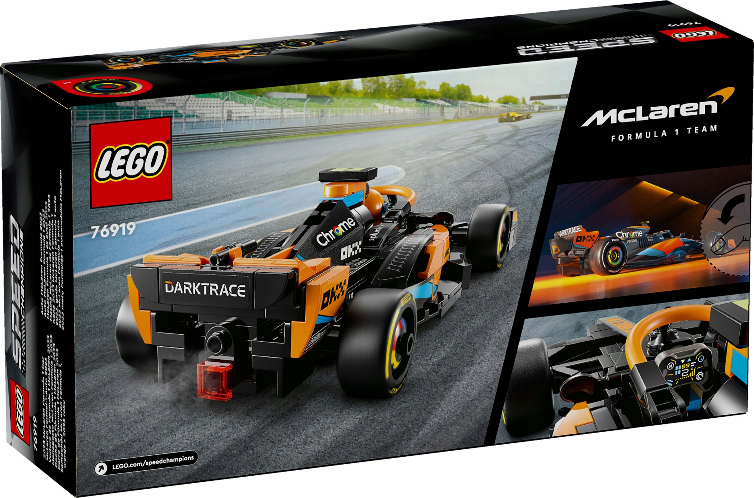 LEGO SPEED CHAMPIONS 76919 SAMOCHÓD WYŚCIGOWY MCLAREN FORMULA 1 WERSJA 2023 Marka LEGO