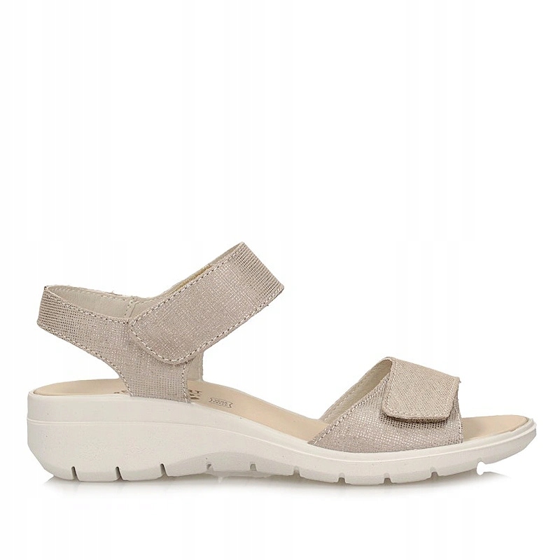 Dámské sandály IMac 107960 72502/013 Champagne/beige béžové s platformou