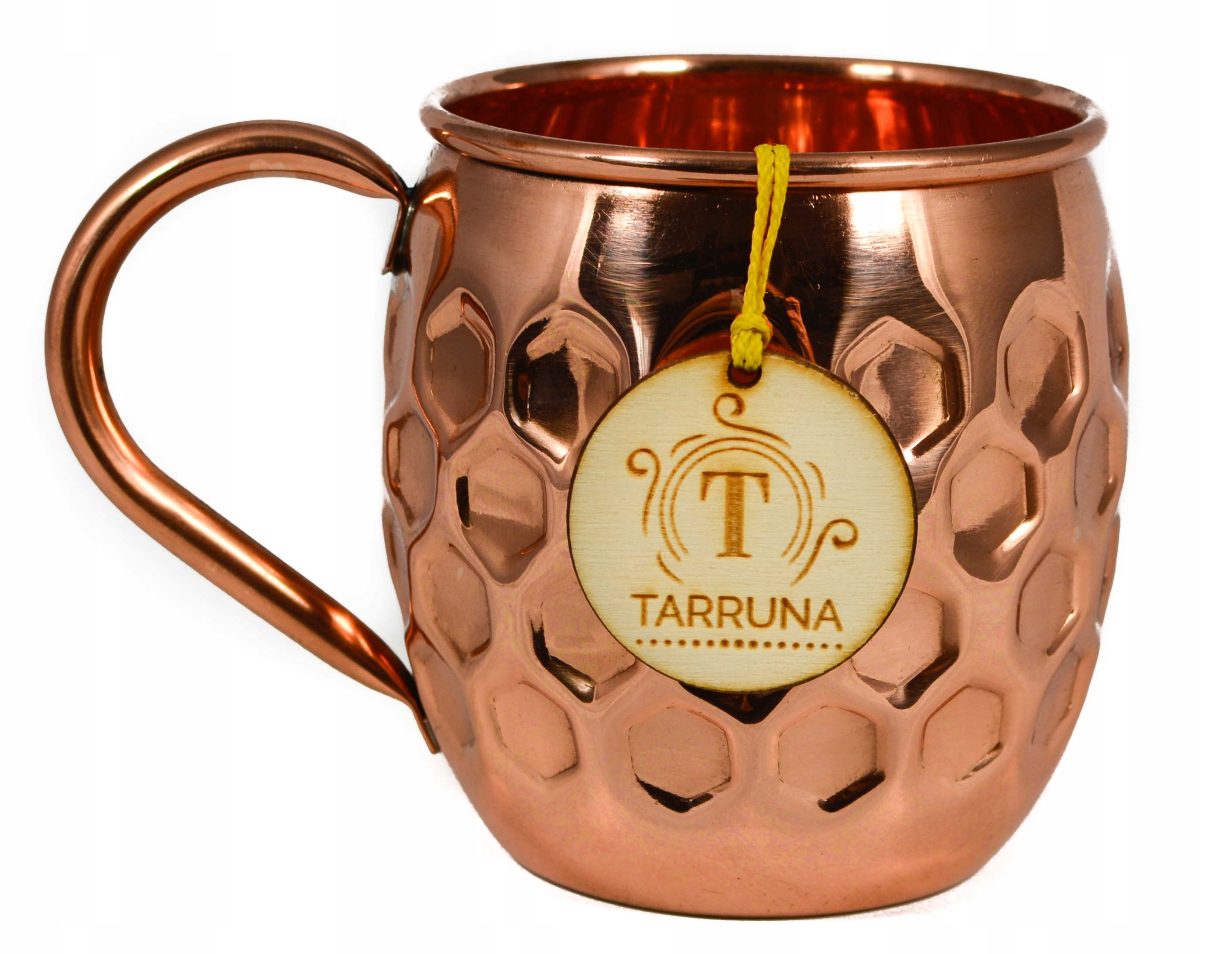 

Kubek Kufel Miedziany 450 ML Do Wody Diamentowy