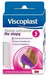 Viscoplast Taśma ochronna na stopę, 5 m x 2,5 cm