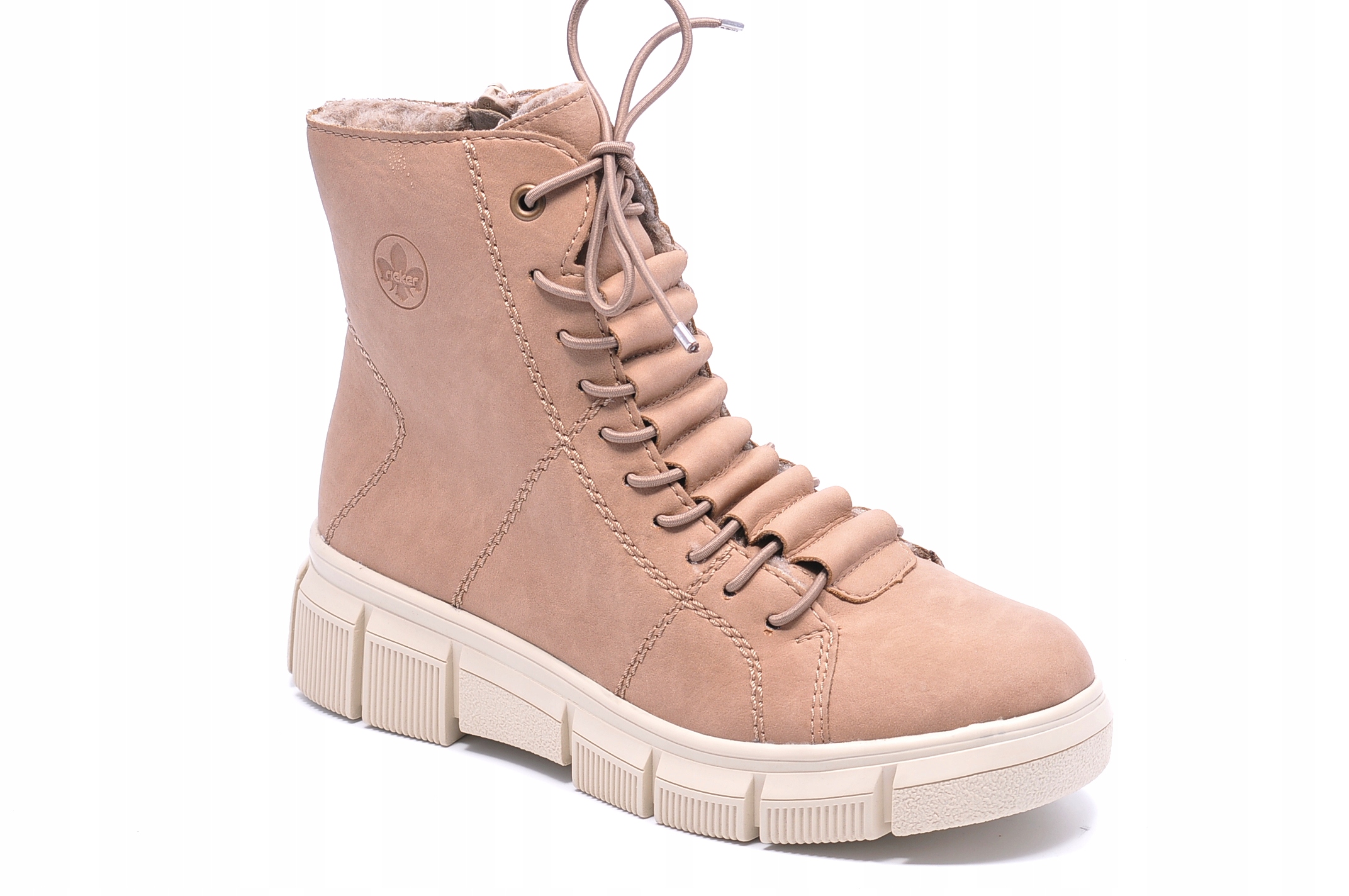 Kotníkové Kotníkové Boty Rieker X3428-20 béžové, Velikost 38