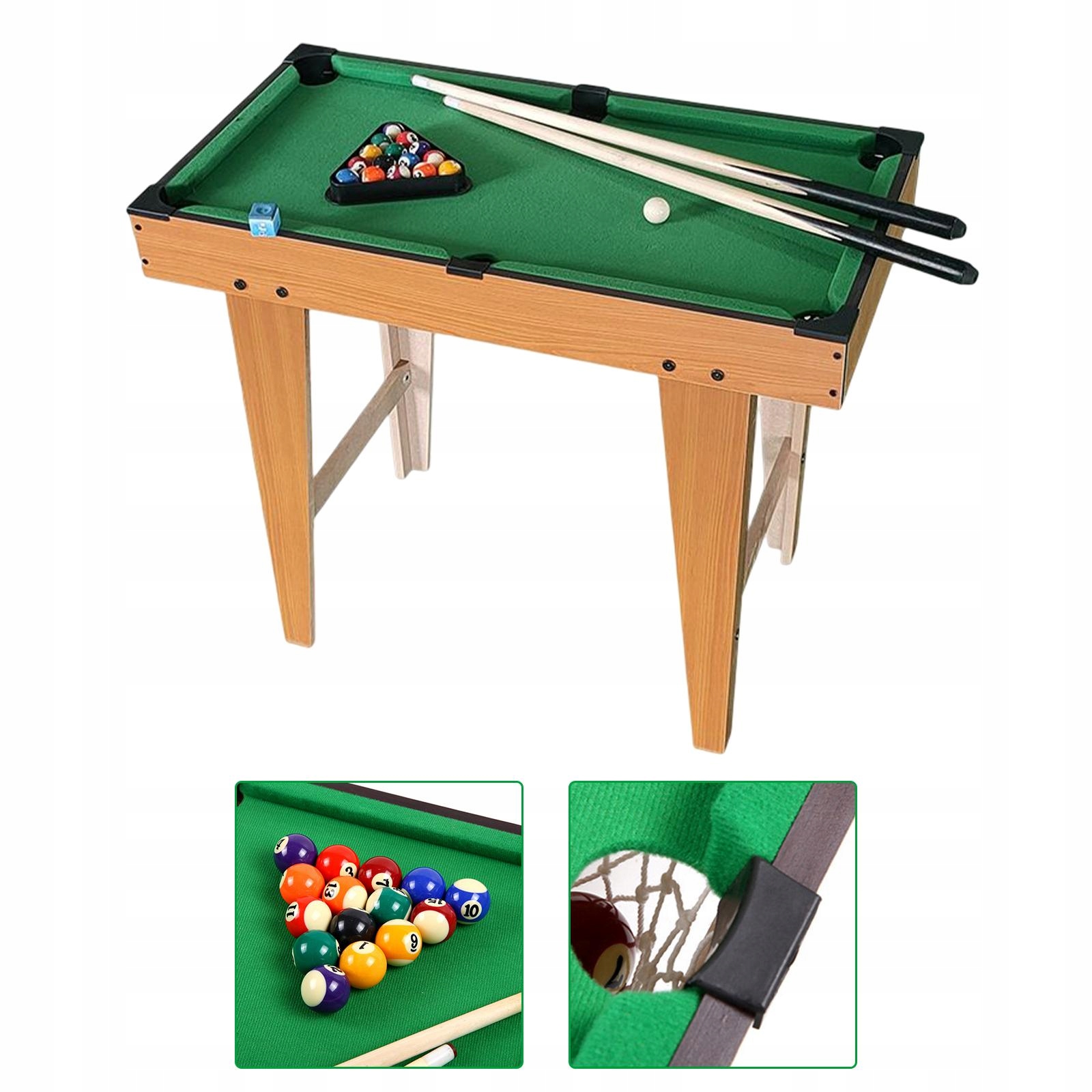 Portable Pool Table Set Interaction Toys Chalk, Kod producenta Tongina-54073152
