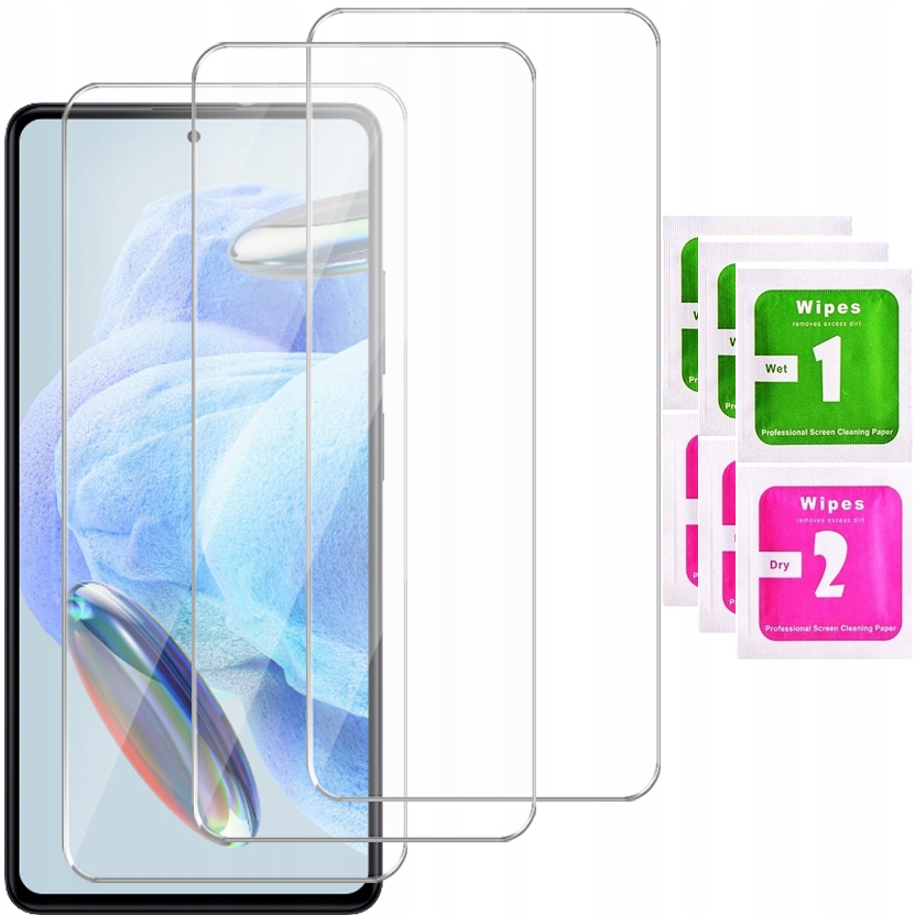 3x Szkło Hartowane do Xiaomi Note 12 Pro Szybka 9H