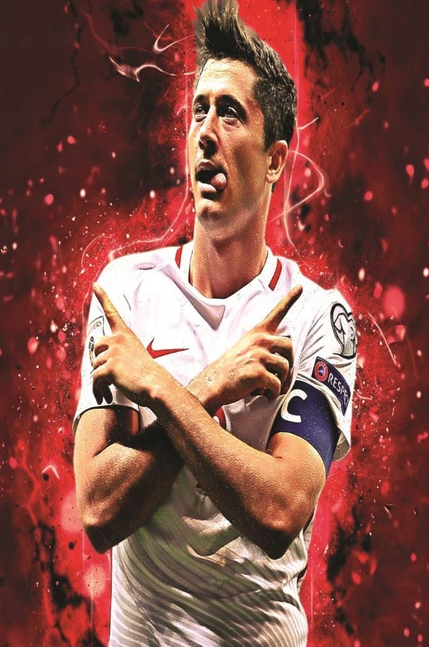Plakát Robert Lewandowski, fanouška míče Dárek za 174 od - Allegro (11797605897)