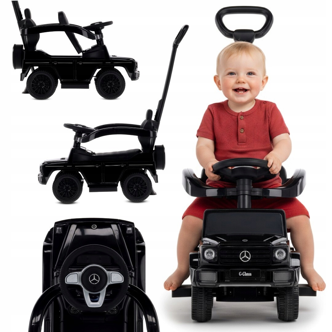 Jeździk pchacz chodzik dla dzieci Mercedes Benz G Klasa czarny