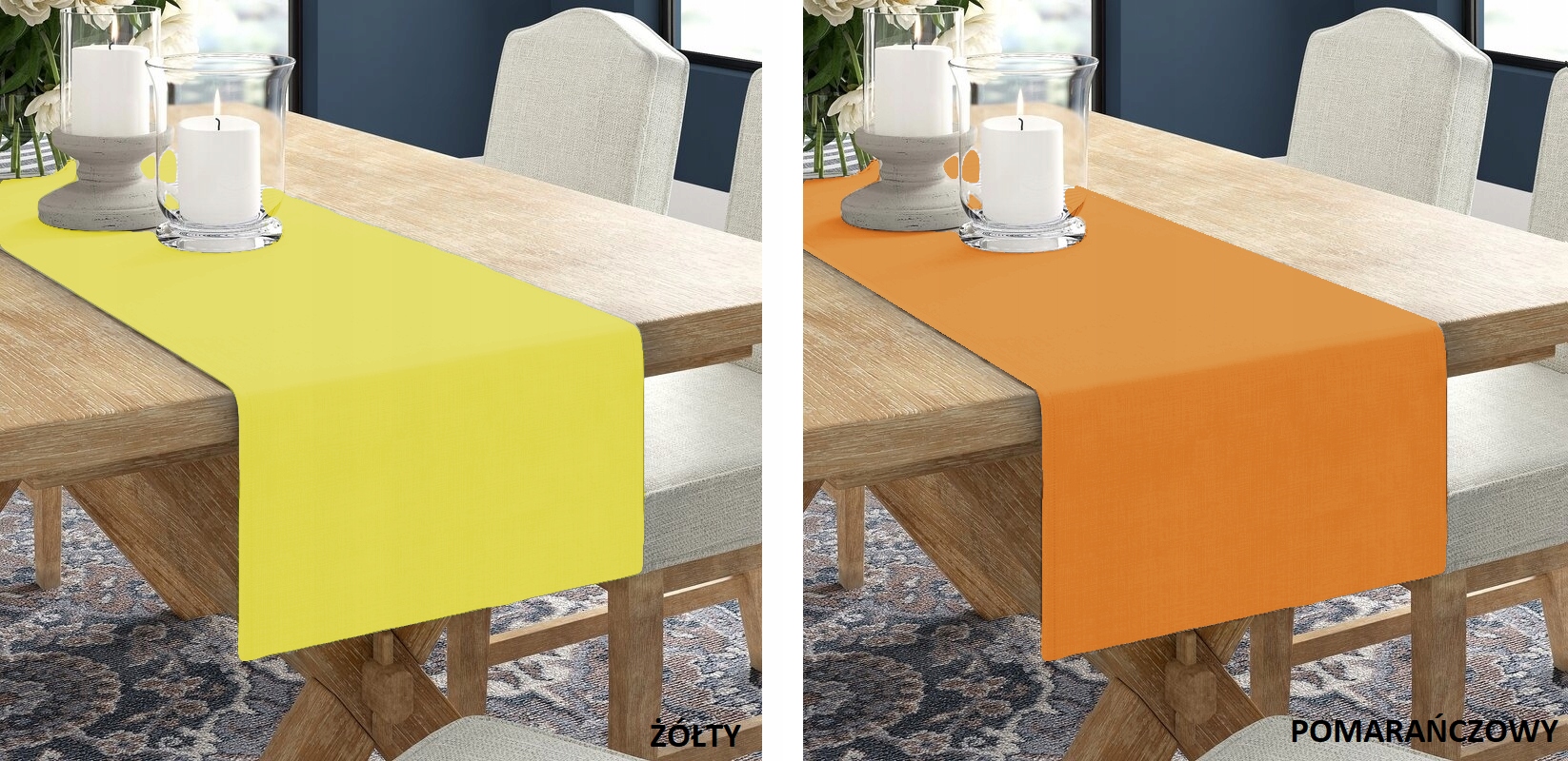 BIEŻNIK OBRUS GŁADKI MATOWY 40x140 KOLORY Materiał wykonania poliester