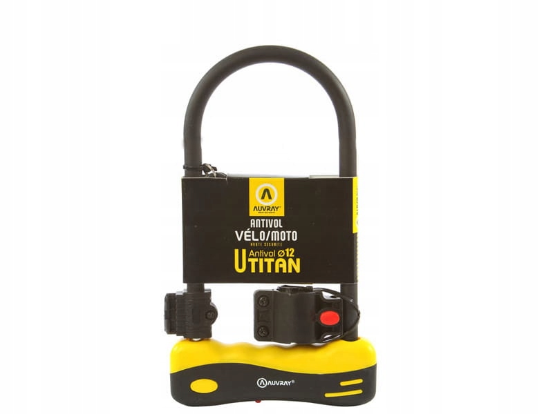 BLOKADA U-LOCK ZAPIĘCIE AUVRAY TITAN UCHWYT 245 165 X 245 MM