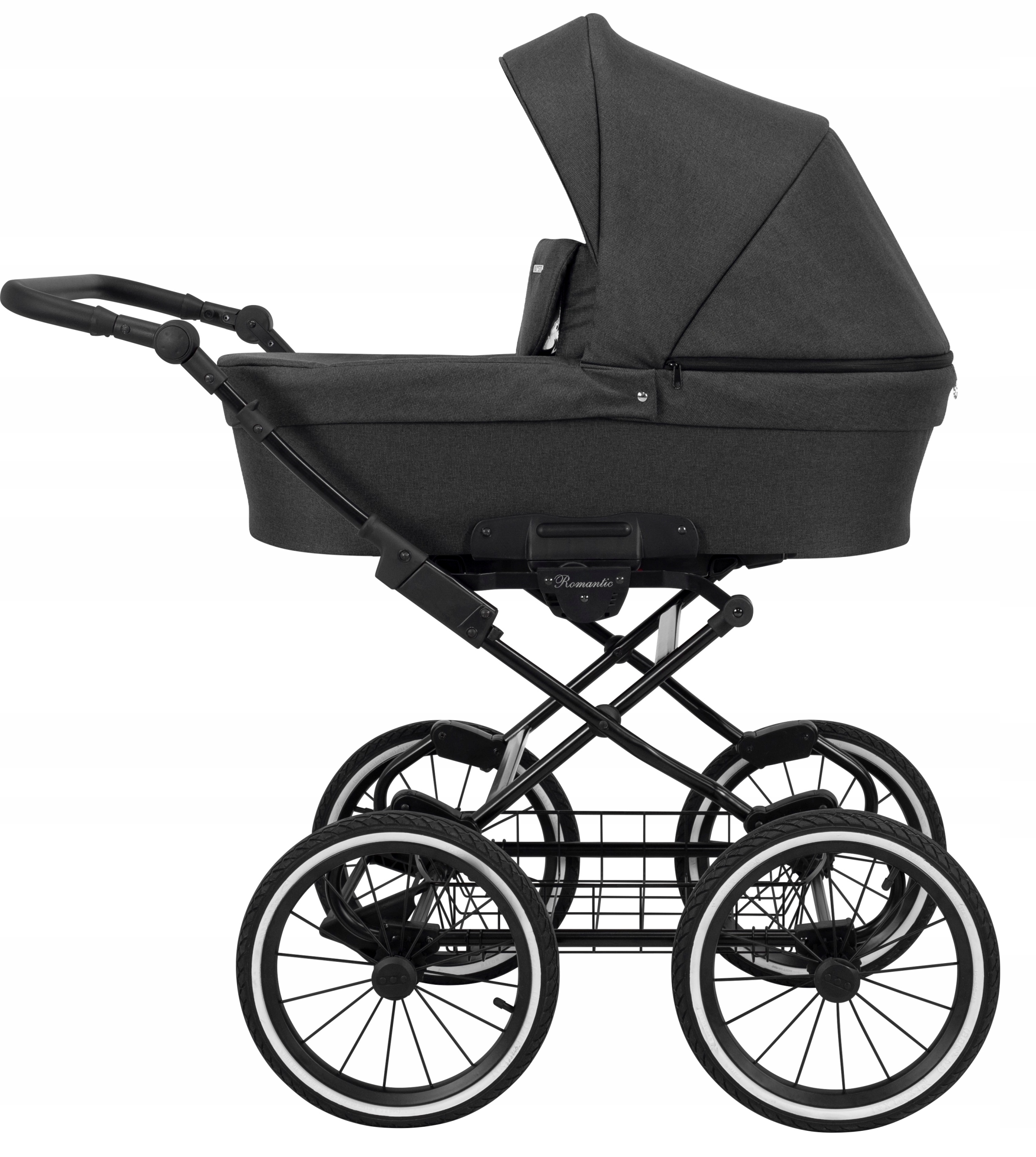 wózek retro 1w1 KUNERT Romantic 08 antracyt